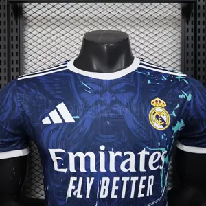 25-26 Real Madrid x Olaf Navy Kit Player Version Shirt AAAAJersey Wholesale Yupoo 1