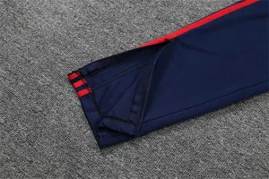 Polo Bayern sapphire blue and red three sides 13