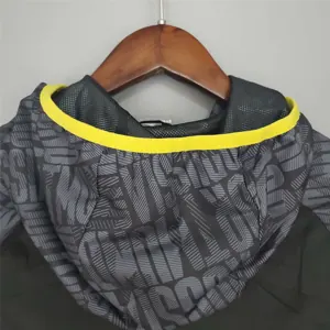 21-22 Dortmund Black Grey Windbreaker 4