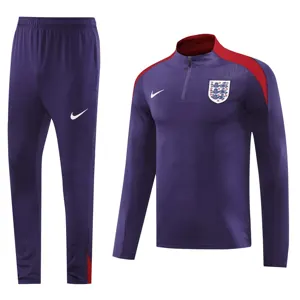 2024 England Long Sleeve Training Suit Football Shirts-1