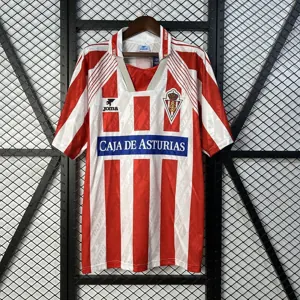 94-95 Sporting Gijon Home Retro Kit Vintage Shirt Soccer AAAAJersey Yupoo