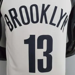 75th Anniversary Harden #13 Nets White 1