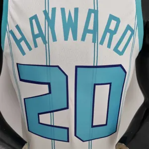 75th Anniversary Hayward #20 Charlotte Hornets White NBA Jersey 1
