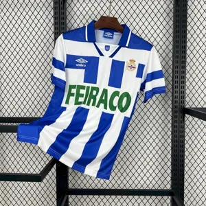 94-95 Deportivo La Coruna Home Retro Kit Vintage Shirt AAAAJersey Wholesale Yupoo