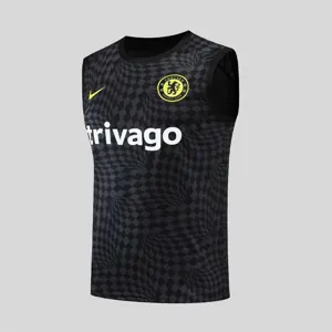 22-23 Chelsea vest training kit kit black stripe 13