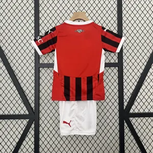24-25 AC Milan Home Kid Kits Youth Apparels AAAAJersey Supplier Yupoo 6