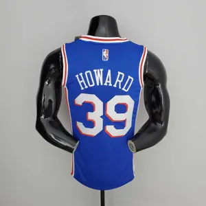75th Anniversary Philadelphia 76ers HOWARD#39 Blue NBA Jersey 9