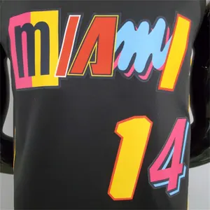 2022 Season Heat Team Herro #14 City Edition Black 4
