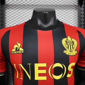 24-25 Nice Home Kit Player Version Shirt Soccer AAAAJersey Yupoo 4