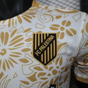 2025 Palestine White Gold Special Edition Kit Player Version Shirt AAAAJersey Dropship Yupoo 2