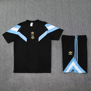 25-26 Argentina Black Original Training Kits Football Tracksuits 1
