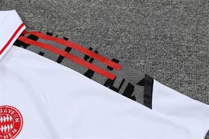 Polo Bayern white with red logo 16
