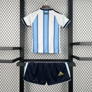 2026 World Cup Argentina Home Kids Kit Football Youth Apparels AAAAJersey Supply Yupoo 5 3