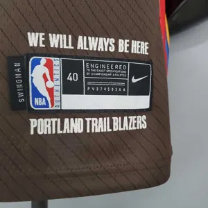 2021 LILLARD#0 Trail Blazers City Edition Brown 4
