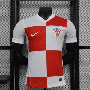 2024 Croatia Home Kit Player Version Shirt Jersey Supplier Yupoo