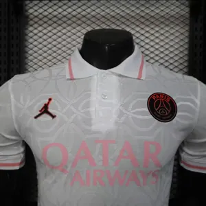 25-26 PSG Special Edition Player Version POLO Kit Soccer Sino Maillot été AAAAJersey Yupoo 5