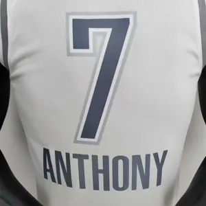 75th Anniversary 2202 Season Oklahoma City Thunder ANTHONY#7 City Edition White NBA Jersey 8