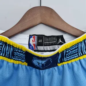 75th Anniversary Memphis Grizzlies Jordan Edition Blue Shorts NBA 6