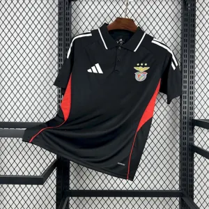25-26 Benfica Lazer Polo Football T-Shirt AAAAJersey Supply Yupoo