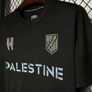 2024 Palestina Black Special Edition Kit Soccer Apparels Sport AAAAJersey Yupoo 2