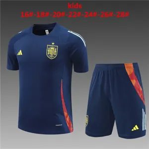 2024 Spain Kids Training Soccer Jerseys Football Shirts