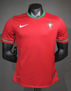 2012 Portugal Euro Cup Home Retro Kit Vintage Player Version Sino Shirt AAAAJersey Dropship Yup