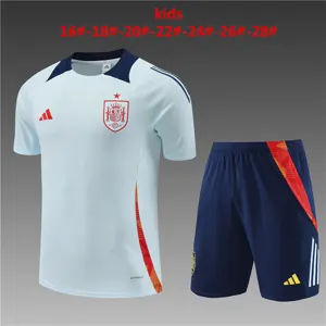 2024 Spain Kids Training Soccer Jerseys Football Shirts