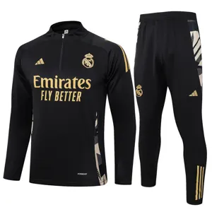 24-25 Real Madrid Long Sleeve Training Suit Football Shirts