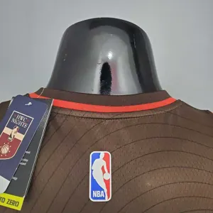 2021 LILLARD#0 Trail Blazers City Edition Brown 7