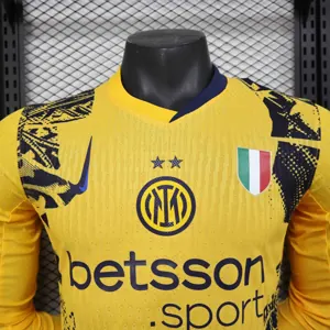24-25 Inter Milan Third Kit Long Sleeve Player Version Shirt AAAAJersey Supplier Yupoo 1