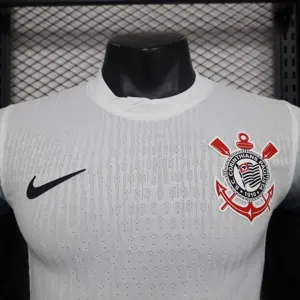 24-25 Corinthians Home White Kit Player Version Shirt Jersey Supplier Yupoo 2