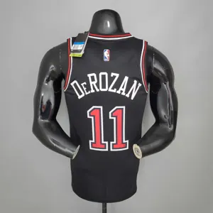 DeROZAN#11 Chicago Bulls black 2
