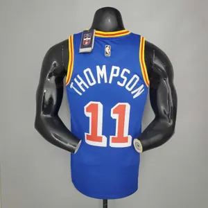 THOMPSON#11 75th Anniversary Warriors Blue 6