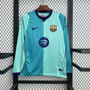 26-27 Barcelona Mens Third Kit Football Long Sleeve T-Shirt AAAAJersey Supply Yupoo 9 1