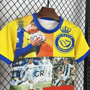 25-26 Cristiano Ronaldo All Club Mix Kid Kits Youth Apparels Soccer AAAAJersey Yupoo 4