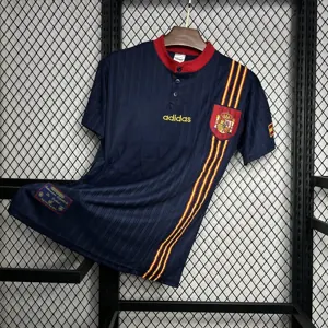 1996 Spain Away Retro Kit Vintage Shirt Sport AAAAJersey Yupoo 2