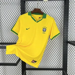1997 Brazil Home Retro Kit Vintage Shirt AAAAJersey Supplier Yupoo