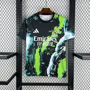 25-26 Real Madrid Green Special Edition T-Shirt Football Apparels Soccer AAAAJersey Yupoo 5