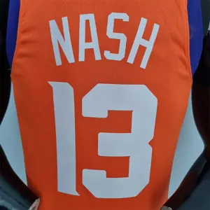 75th Anniversary NASH#13 Phoenix Suns Jordan Theme Orange NBA Jersey 3