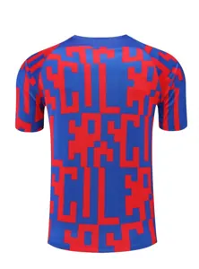 22-23 Barcelona training suit Short Sleeve kit red and blue camouflage 7