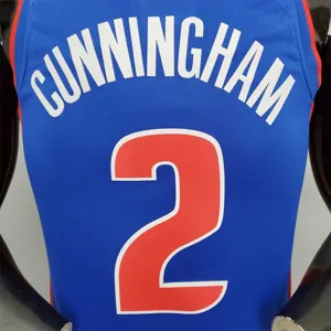 75th Anniversary Cunningham #2 Pistons Blue 1