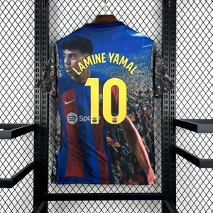 25-26 Barcelona LAMINE YAMAL Special Soccer T-Shirt AAAAJerseys Supply Yupoo 5