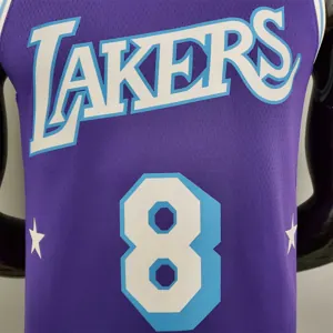 2022 75th Anniversary BRYANT#8 Lakers City Edition Purple 4