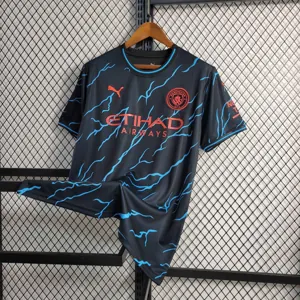 23-24 Manchester City Third away size S-4XL Soccer Jerseys 7