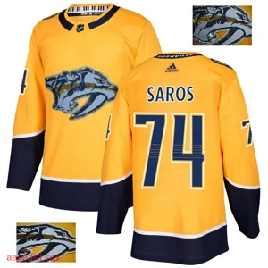 2018 Nashville Predators ice hockey jersey M-3XL 纳什维尔掠夺者队时尚亮片款冰球服 1