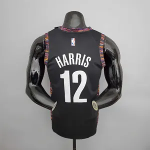 harris#12 Brooklyn Nets City version black 1