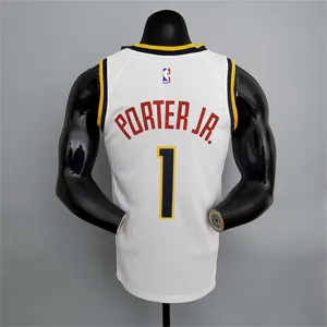 Nuggets Porter jr.#1 Limited White 3