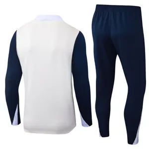 25-26 Inter Milan Beige&Navy Training Kits Long Football Tracksuits 2