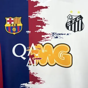 25-26 Neymar Jr Exclusive Edition Barcelona-Santos Shirt Football Uniform AAAAJersey Wholesale 2
