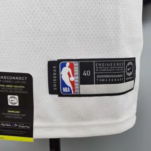 James #6 Lakers Round neck white 7